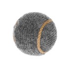 Когтеточка-шар из ковролина, 7.5 см - Фото 1