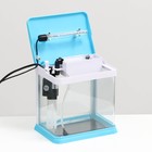 Аквариум SeaStar HX-180F в комплекте: LED-лампа, фильтр, 3,5 л, синий - Фото 3