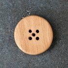Мыльница деревянная круглая, d10 см - Фото 4