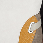Сумка женская, отдел на молнии, наружный карман, цвет серый/жёлтый - Фото 3