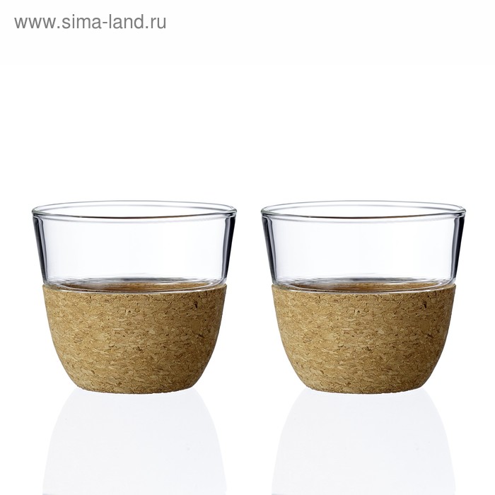 Чайный стакан VIVA Scandinavia Cortica, 200 мл, 2 шт, цвет прозрачный - Фото 1
