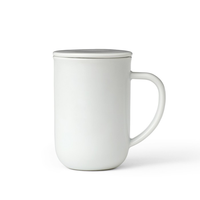 Чайная кружка VIVA Scandinavia Minima, с ситечком, 500 мл, цвет белый - фото 6486000