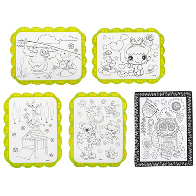 Раскраска объемная из пластика № 1 МИКС