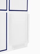 Информационный стенд «Уголок потребителя» 4 кармана (3 плоских А4, 1 объёмный А4), цвет синий  (артикул 4389957)  большой выбор товаров оптом и в розницу по низким ценам с доставкой