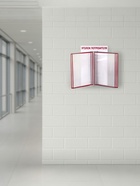 Информационный стенд «Уголок потребителя» перекидная система на 5 карманов А4, красный - Фото 2