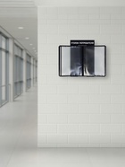 Информационный стенд «Уголок потребителя» перекидная система на 5 карманов А4, чёрный - Фото 2