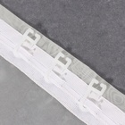 Крючок для штор, 25×13 мм, цвет белый - Фото 2