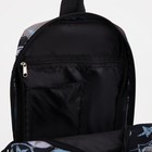 Рюкзак детский на молнии, 2 наружных кармана, цвет чёрный - Фото 4