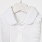 Блузка для девочки, цвет белый, рост 122 см - Фото 8