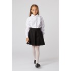 Блузка для девочки, цвет белый, рост 128 см - Фото 4