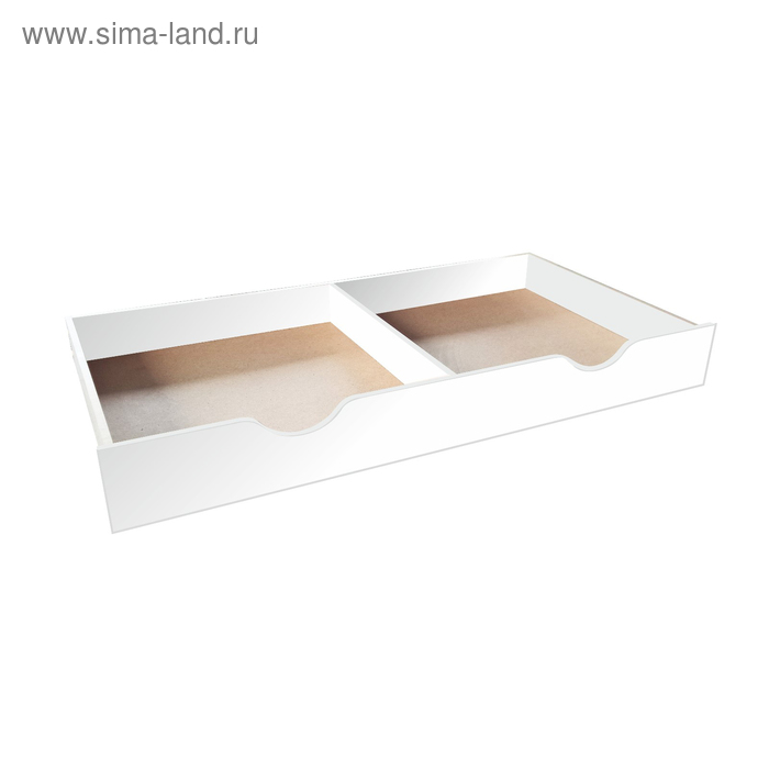 Ящик задвижной для детской кровати, 1588 × 716 × 194 мм, цвет белый - Фото 1