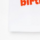 Футболка "My 1st Birthday", Микки Маус, белая, р.26, рост 74-80 см - Фото 4
