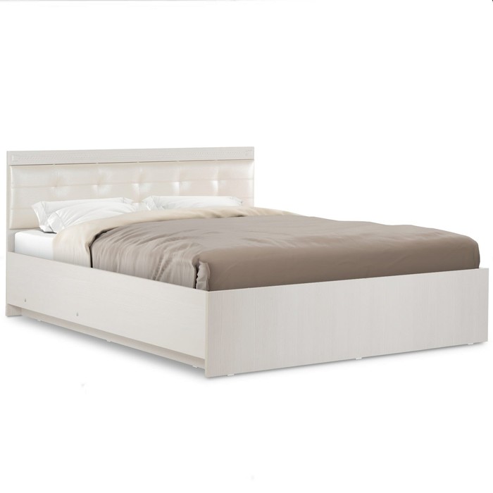 Кровать «Азалия 16» с ПМ, 1600х2000, цвет бодега белая - Фото 1