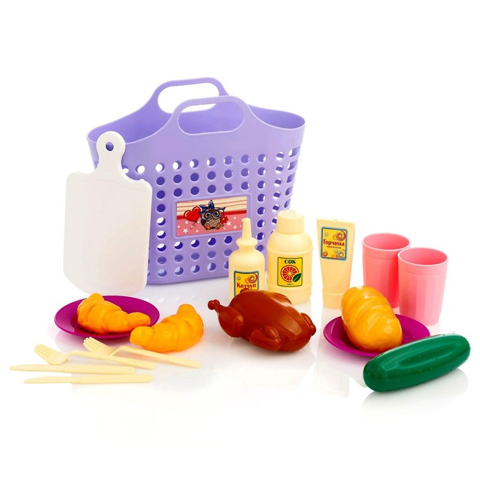 Игровой набор «Пикник» 18 предметов, цвета МИКС 45242