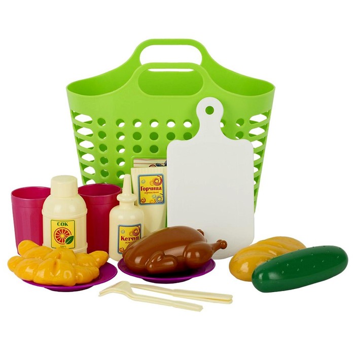 Игровой набор «Пикник» 18 предметов, цвета МИКС 45242