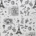 Бумага упаковочная крафт "Вкус Парижа", 0,72 х 10 м, 40 гр/м2 - Фото 2