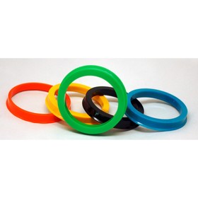 Пластиковое центровочное кольцо ВЕКТОР 106,1-100,1, цвет МИКС