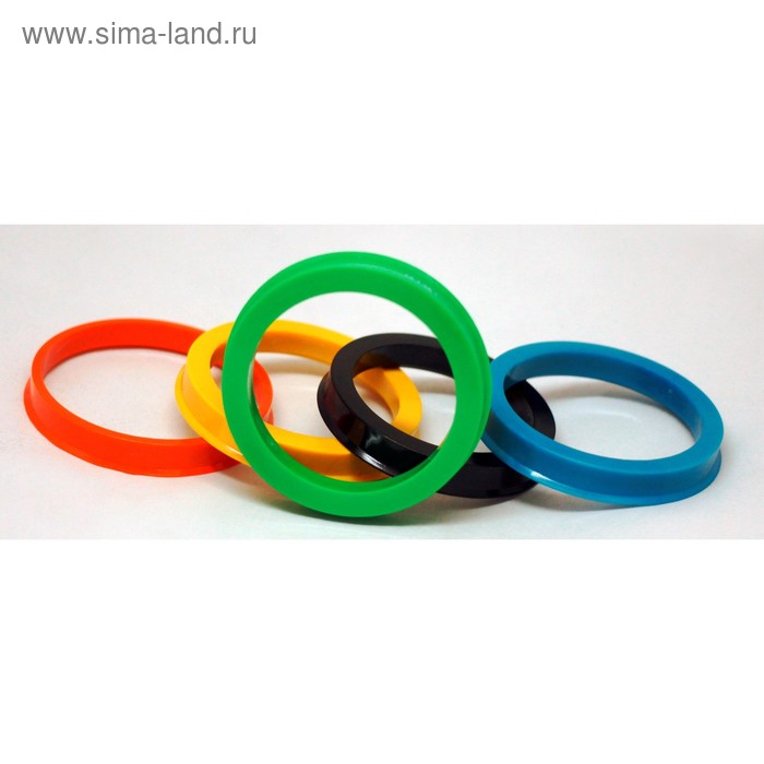 Пластиковое центровочное кольцо ВЕКТОР 60,1-54,1, цвет МИКС