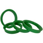 Пластиковое центровочное кольцо К&К 67,1-57,1 зеленые - фото 298196226