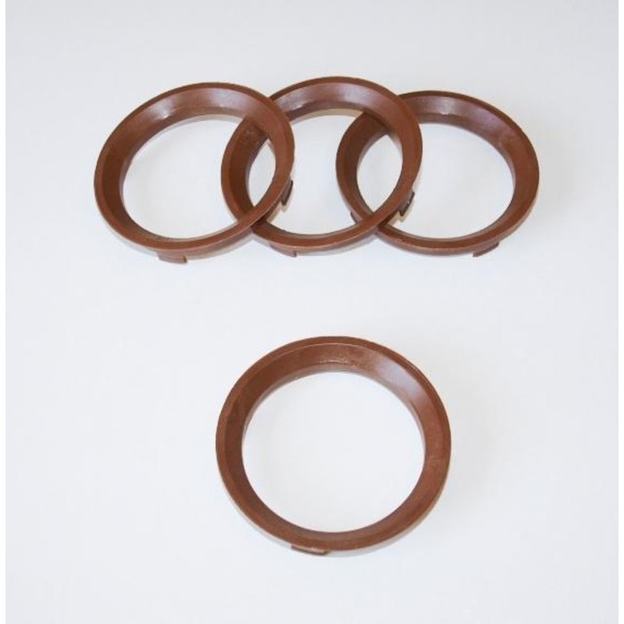 Пластиковое центровочное кольцо К&К 67,1-58,1 коричневые
