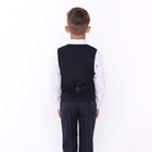 Школьный жилет для мальчика, тёмно-синий, рост 146 (36/M) - фото 20946179