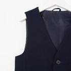 Школьный жилет для мальчика, тёмно-синий, рост 146 (36/M) - фото 20946184