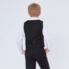 Школьный жилет для мальчика, чёрный, рост 140 (34/S) - Фото 3