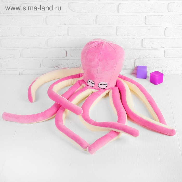 Мягкая игрушка «Осьминог», цвет розовый, 96 см - Фото 1