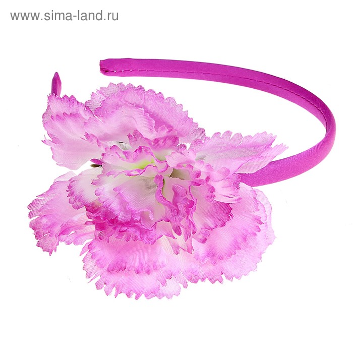 ободок для волос Шик цветочный гвоздика - Фото 1