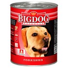 Влажный корм BIG DOG для собак, говядина, ж/б, 850 г - фото 8835470