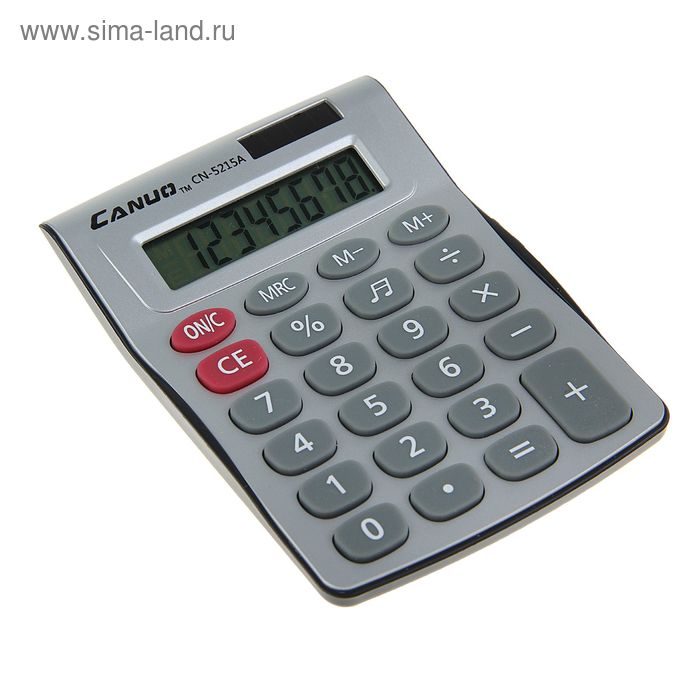 Калькулятор настольный 08-разрядный CN-5215А двойное питание с мелодией - Фото 1