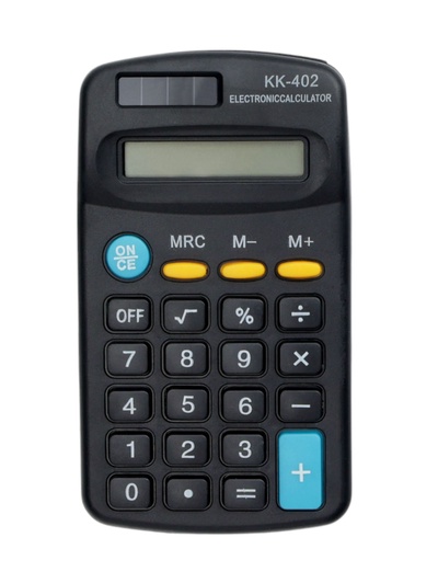 Калькулятор карманный, 8-разрядный, KK - 402, работает от батарейки