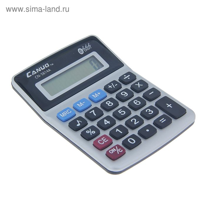Калькулятор настольный 08-разрядный CN-5614A с мелодией - Фото 1
