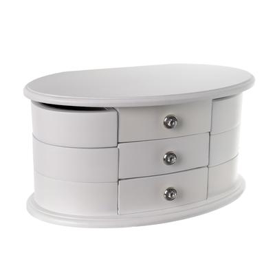 Шкатулка для украшений «Веер с раздвижными ящиками», дерево, 26.3×14.2×13 см