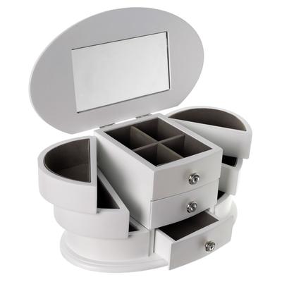 Шкатулка для украшений «Веер с раздвижными ящиками», дерево, 26.3×14.2×13 см