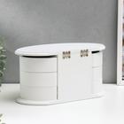 Шкатулка для украшений «Веер с раздвижными ящиками», дерево, 26.3×14.2×13 см - Фото 6