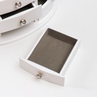 Шкатулка для украшений «Веер с раздвижными ящиками», дерево, 26.3×14.2×13 см - фото 65271794