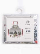 Фартук "Этель" Праздник в лесу 70х60 см,100% хл,саржа 190гр/м2 - фото 809466014