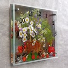 Часы настенные, серия: Цветы, "Цветы и ягоды", 30х40 см - фото 8658162