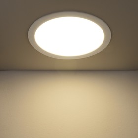 Светильник светодиодный DLR003, , 4200К, LED, цвет белый, d=275мм