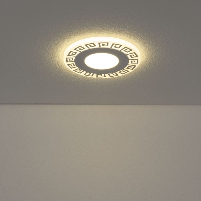 Светильник светодиодный DSS002, 3 Вт, 4200К, LED, цвет белый, d=75мм - фото 1908471196