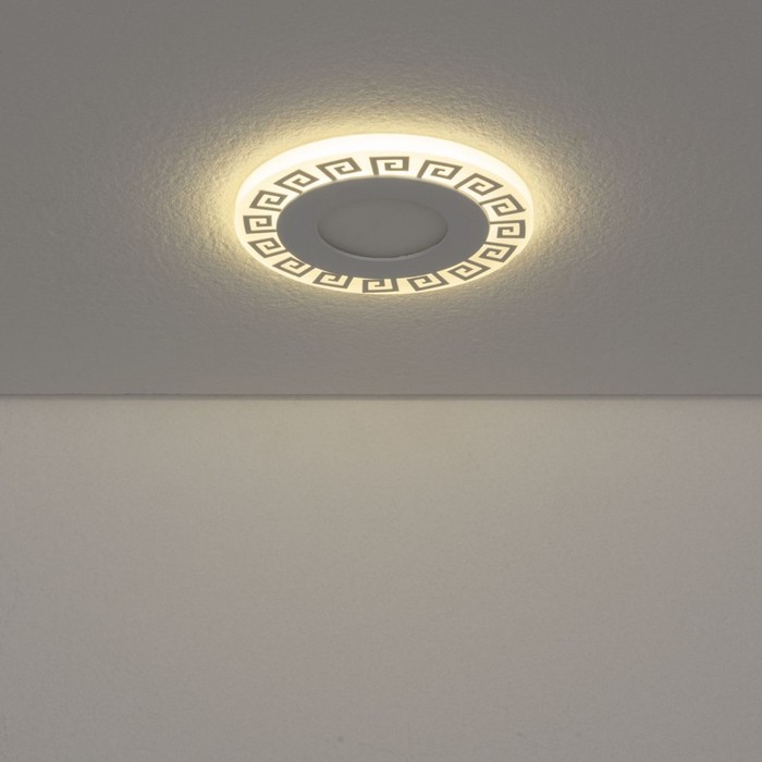 Светильник светодиодный DSS002, 3 Вт, 4200К, LED, цвет белый, d=75мм - фото 1908471198