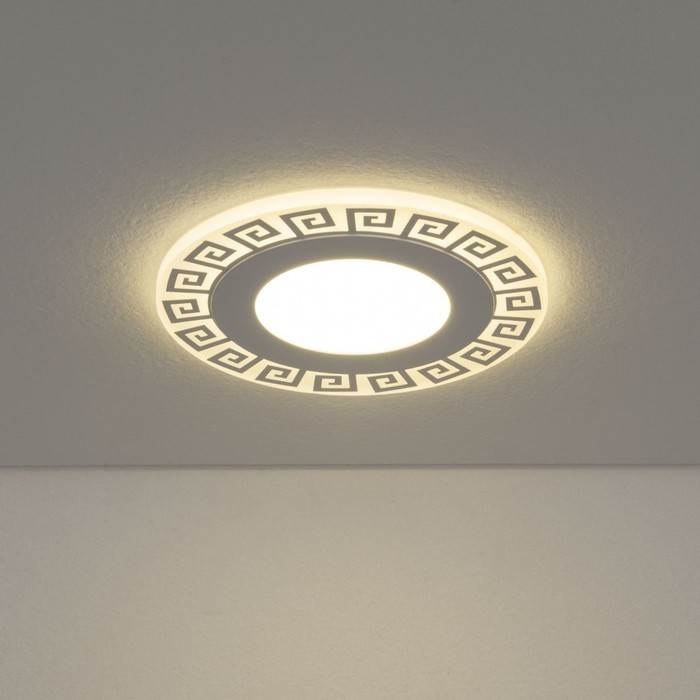 Светильник светодиодный DSS002, 7 Вт, 4200К, LED, цвет белый, d=110мм - фото 1907013241