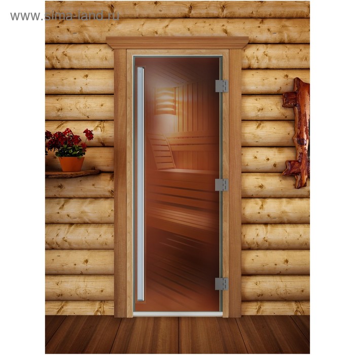 Дверь «Престиж», размер коробки 170 × 70 см, левая, цвет бронза - Фото 1