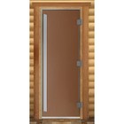 Дверь «Престиж», размер коробки 180 × 60 см, левая, цвет бронза матовая - фото 298196739
