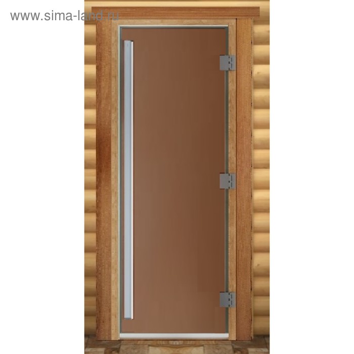 Дверь «Престиж», размер коробки 180 × 70 см, левая, цвет бронза матовая - Фото 1