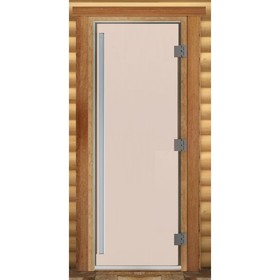 Дверь «Престиж», размер коробки 190 × 70 см, правая, цвет сатин