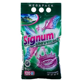 Стиральный порошок Signum Universal, 10 кг 4429078