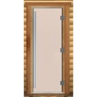 Дверь «Престиж», размер коробки 190 × 70 см, левая, цвет сатин - фото 298196780