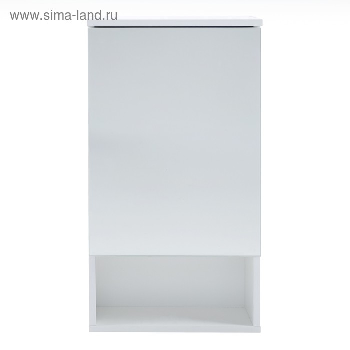 Зеркало-шкаф для ванной комнаты "Вега 4002" белое, 40 х 13,6 х 70 см - Фото 1